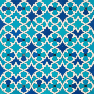 الگوی هندسی اسلامی در کاشی کاری